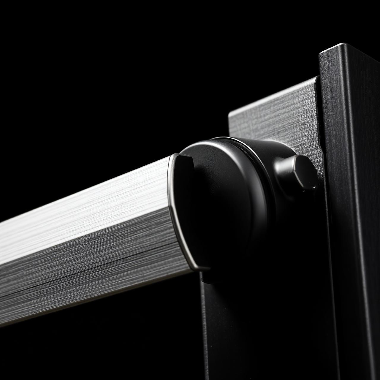 Detalhe técnico de braço automático